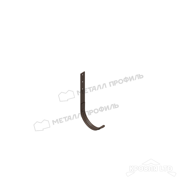 Держатель желоба МЕТАЛЛ ПРОФИЛЬ Foramina Freeze D125х280 DarkBrown