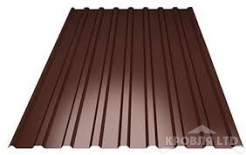 Профнастил С20, Полиэстер RAL 8017 шоколад, толщина 0,45