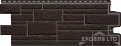 Фасадная панель Grand Line Камелот Design шоколадный со швом RAL 7006