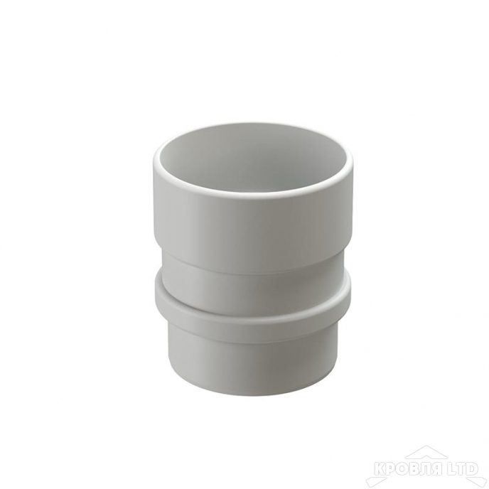 Муфта соединительная для водостока Деке Люкс  пломбир