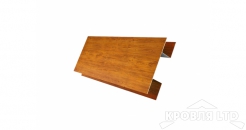 Планка H-профиль, под дерево Golden Dub, толщина 0,45