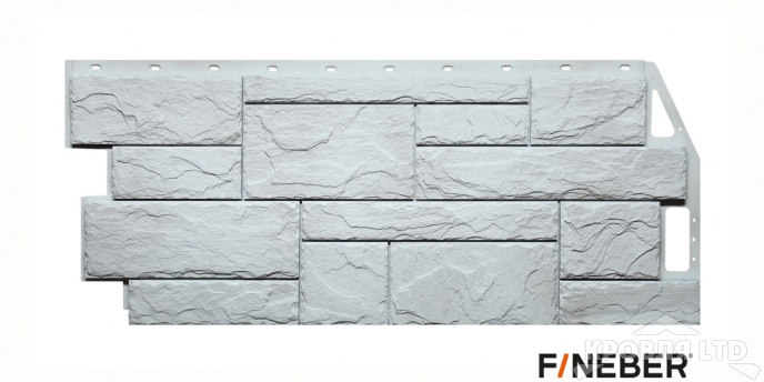 Фасадная панель FineBer Камень Природный Жемчужный