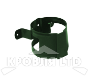 Кронштейн трубы для водостока на дерево Foramina PUR 100мм RAL 6005 зеленый мох