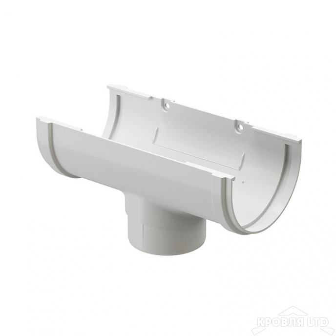 Воронка для водостока Деке Премиум 120/80мм  пломбир