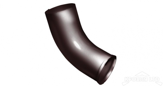 Колено стока Грендлайн  90 мм RAL 8017 шоколад