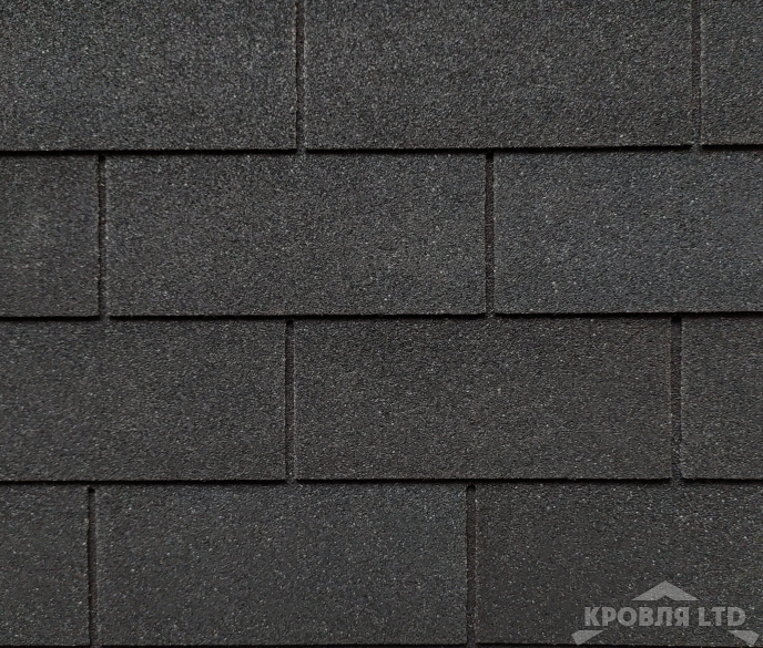 Гибкая черепица Ruflex  серия Премиум коллекция Tab Premium цвет Тёмная ночь