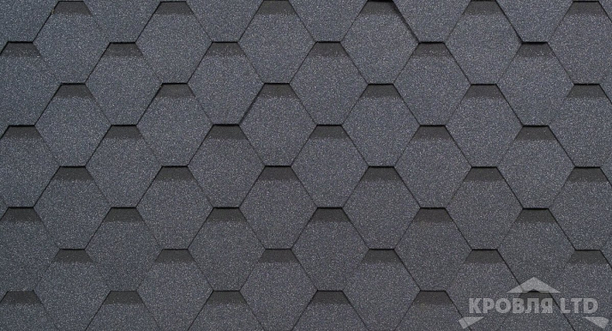 Гибкая черепица Шинглас серия Комфорт коллекция Сальса цвет Серый орех
