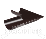 Угол желоба внутренний для водостока Foramina PUR 90 гр 150мм RAL 8017 шоколад