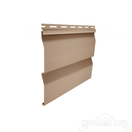 Сайдинг Ю-Пласт  Корабельный брус цвет Бежевый 3,05м