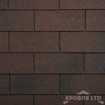 Гибкая черепица Ruflex  серия Премиум коллекция Tab Premium цвет  Темный шоколад