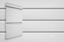 Сайдинг Double-брус Grand Line Standart белый (3,0м)