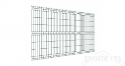 Ограждения ГрандЛайн Панель Medium 0,63х2,5 RAL 6005 зеленый мох