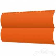 Сайдинг металлический "Венец" RAL 2004 Апельсин, толщина 0,45