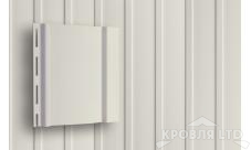 Вертикальный сайдинг GL двухслойный белый 3,0 м