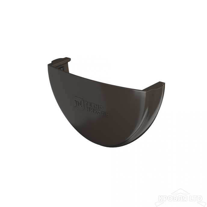 ТН ПВХ D125/82 ММ ЗАГЛУШКА ЖЕЛОБА ТЕМНО-КОРИЧНЕВЫЙ Rall 8019