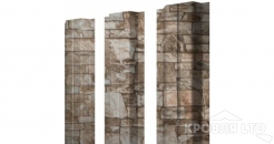 Штакетник П-образный А 0,45 Print Twincolor Fine Stone