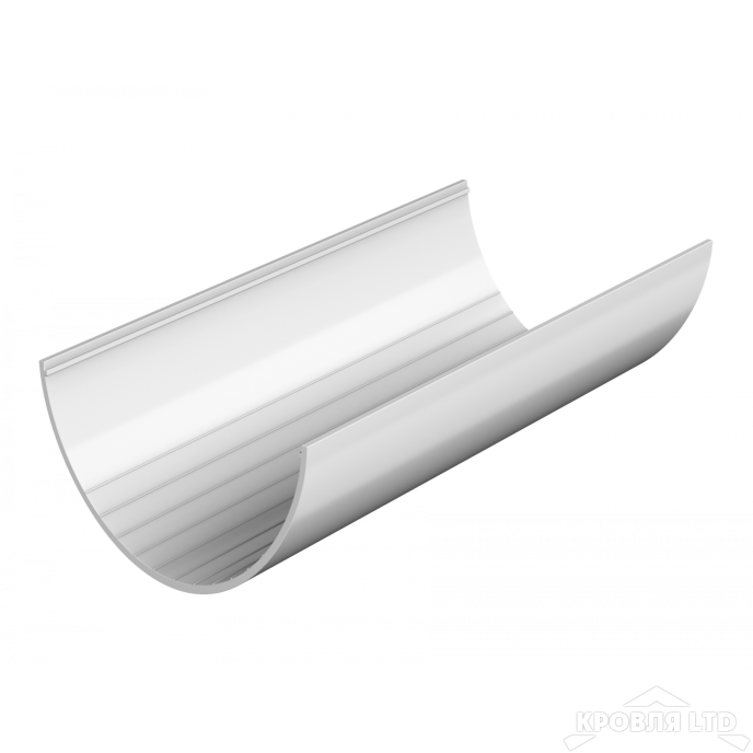 ТН ПВХ D125/82 ММ ЖЕЛОБ (1,5 М) БЕЛЫЙ Rall 9003