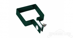 Крепление хомут крайний 62х55  для Ограждения ГрандЛайн RAL 6005 зеленый мох