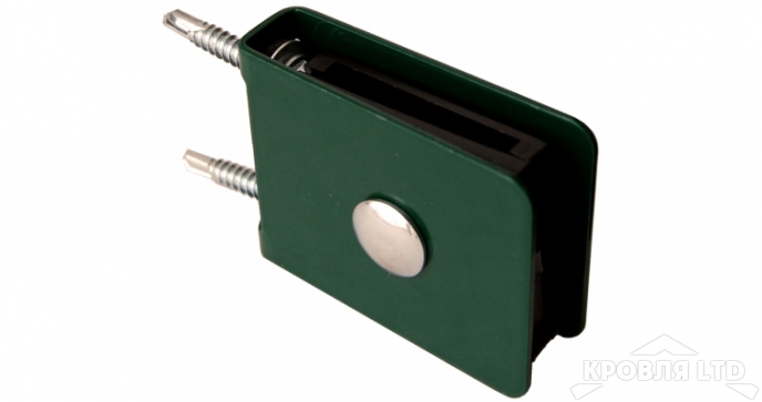 Крепление к столбам ворот/калиток  для Ограждения ГрандЛайн RAL 6005 зеленый мох