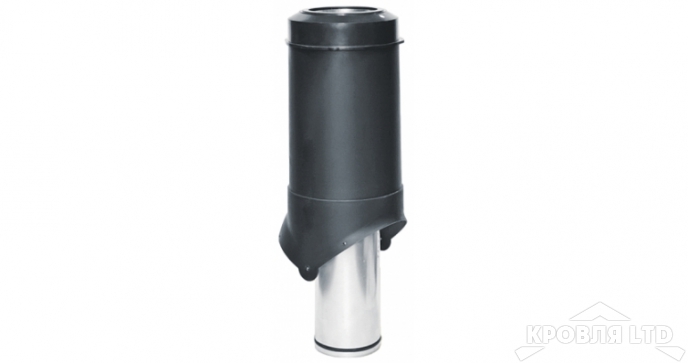 Выход вентиляции Krovent Pipe-VT 150/700 is (утепленный) черный