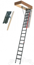 МЕТАЛЛИЧЕСКАЯ ЛЕСТНИЦА  FAKRO ДЛЯ ВЫСОКИХ ПОТОЛКОВ LMP 60*144