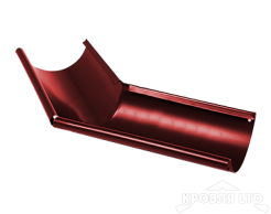 Угол желоба внешний Foramina PUR 135гр 125 мм RAL 3005 красное вино
