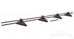 Снегозадержатель NEW трубчатый Grand Line RAL 8017 3м