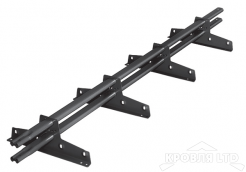 Снегозадержатель Roofsystems серия PRESTIGE 45*25 EURO, Полиэстер RAL 7024
серый графит, 3м