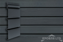 Архитектурный сайдинг GL двухслойный графит 3,0 м
