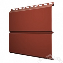 Сайдинг металлический Евробрус, Полиэстер RAL 8004 терракота, толщина 0,45