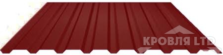 Профнастил С20, Полиэстер RAL 3005 красное вино, толщина 0,4