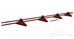 Снегозадержатель NEW трубчатый Grand Line RAL 3009 3м