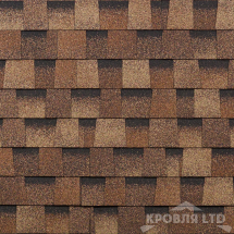 Гибкая черепица Шинглас  коллекция Кантри цвет Бронза