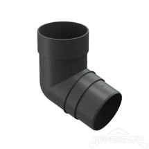 ТН ПВХ D125/82 ММ КРОНШТЕЙН ЖЕЛОБА СЕРЫЙ  Rall 7024