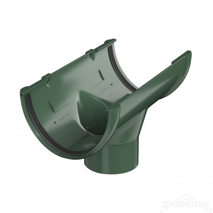 ТН ПВХ D125/82 ММ ВОРОНКА ЖЕЛОБА ЗЕЛЕНЫЙ Rall 6005