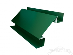 Планка угла внутреннего сложного, Полиэстер RAL 6005 зеленый мо, толщина 0,45