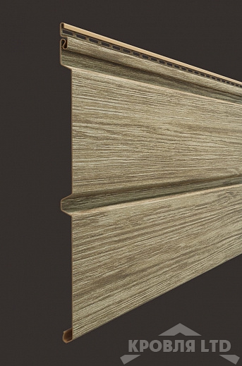 Сайдинг виниловый брус профилированный Döcke Lux Монреаль цвет Кедр 3,6 м