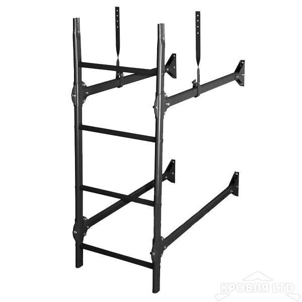 Стеновая лестница Rofsystems серия ELITE 400, Полиэстер RAL 9005
черный, 1,8м