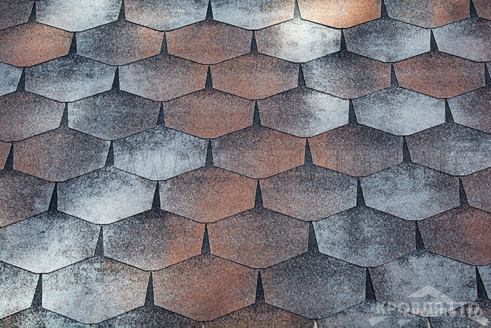 Гибкая черепица Катепал Коллекция Forte цвет Гавана