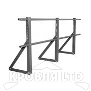 Кровельное ограждение Roofsystems серия ECONOM H-600 d25, Полиэстер RAL 7024 серый графит, 3м