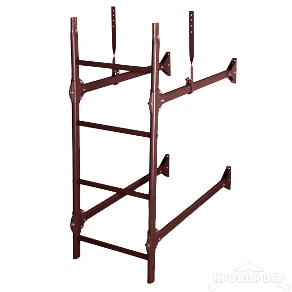 Стеновая лестница Rofsystems серия PRESTIGE ZN 400, Полиэстер RAL 8017
коричневый шоколад, 3м