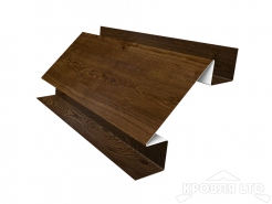 Планка угла внутреннего сложного, под дерево Antique Dub, толщина 0,45