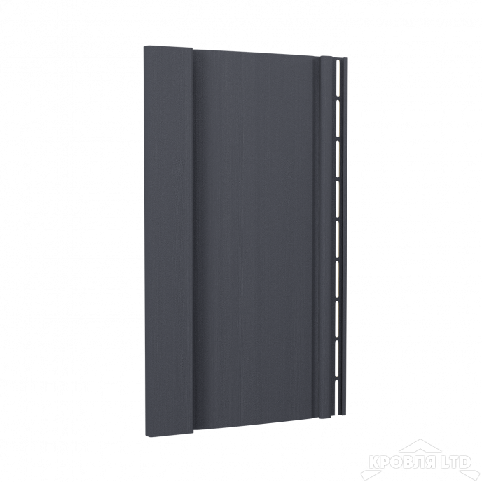 Сайдинг виниловый Вертикальный Döcke Premium цвет Графит 3м
