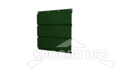 Софит тройной металлический полная перфорация, Полиэстер RAL 6005 зеленый мох, толщина 0,45
