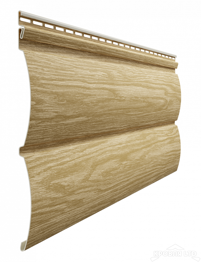 Сайдинг виниловый Блок- Хаус Döcke Lux Монреаль цвет Зрелый каштан 3,6м