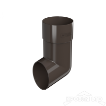 ТН ПВХ D125/82 ММ СЛИВ ТРУБЫ  ТЕМНО-КОРИЧНЕВЫЙ  Rall 8019