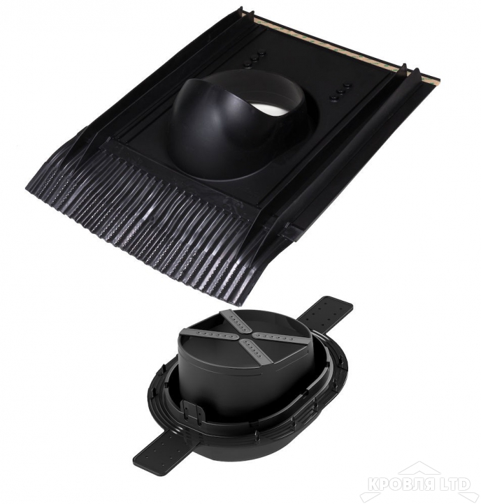 UNIVERSAL 2К проходной элемент цвет черный