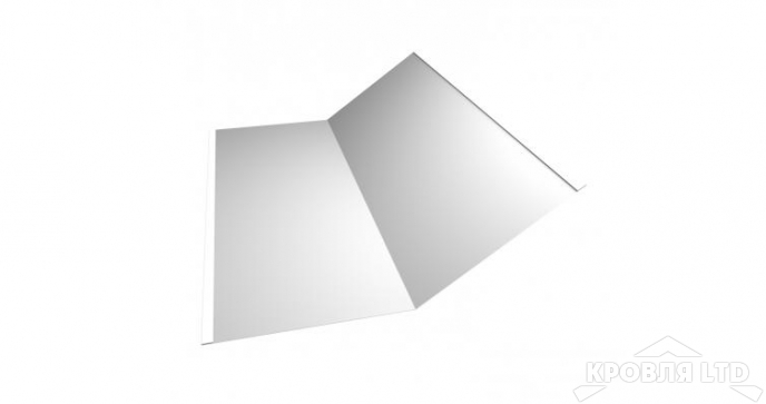 Планка ендовы нижней 300х300, Цинк, толщина 0,45