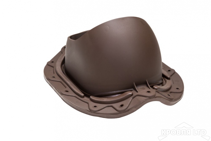 Основание для вентиляционной трубы Vilpe  MUOTOKATE 110 –160 цвет коричневый для металлочерепицы