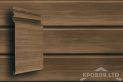 Сайдинг виниловый GL Natural-Брус Tundra  кедр  3,0 м